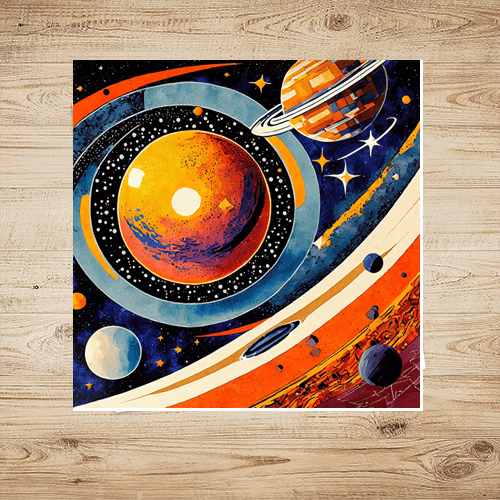 Our Solar System - Art Print - Metal Poster - Canvas Wrap - Premium Framed Art Print