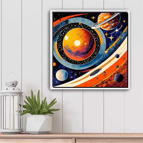 Our Solar System - Art Print - Metal Poster - Canvas Wrap - Premium Framed Art Print