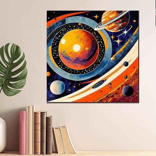 Our Solar System - Art Print - Metal Poster - Canvas Wrap - Premium Framed Art Print