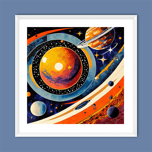 Our Solar System - Art Print - Metal Poster - Canvas Wrap - Premium Framed Art Print