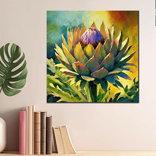 Painted Artichoke - Art Print - Metal Poster - Canvas Wrap - Premium Framed Art Print