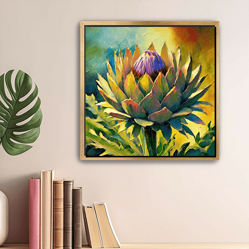 Painted Artichoke - Art Print - Metal Poster - Canvas Wrap - Premium Framed Art Print