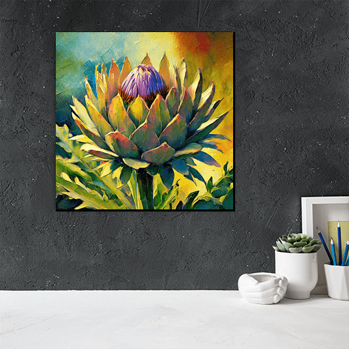 Painted Artichoke - Art Print - Metal Poster - Canvas Wrap - Premium Framed Art Print