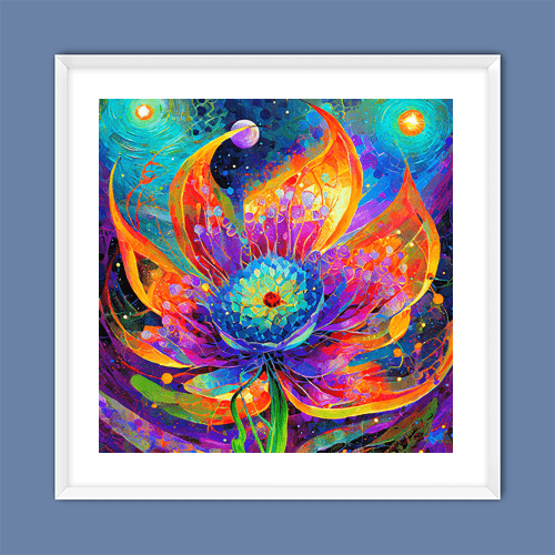 Petals of the Galaxy - Art Print - Metal Poster - Canvas Wrap - Premium Framed Art Print