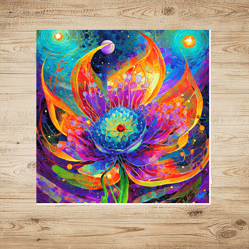 Petals of the Galaxy - Art Print - Metal Poster - Canvas Wrap - Premium Framed Art Print