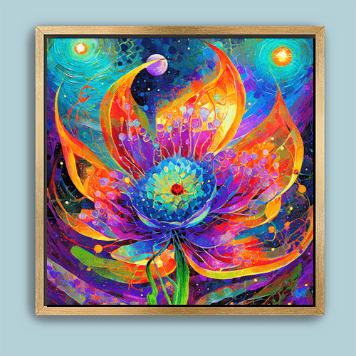 Petals of the Galaxy - Art Print - Metal Poster - Canvas Wrap - Premium Framed Art Print