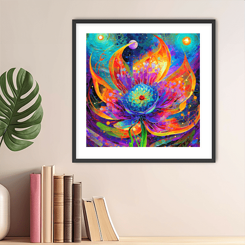 Petals of the Galaxy - Art Print - Metal Poster - Canvas Wrap - Premium Framed Art Print