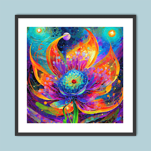 Petals of the Galaxy - Art Print - Metal Poster - Canvas Wrap - Premium Framed Art Print