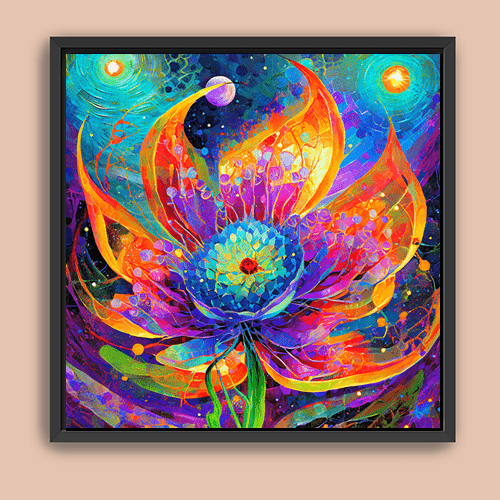 Petals of the Galaxy - Art Print - Metal Poster - Canvas Wrap - Premium Framed Art Print