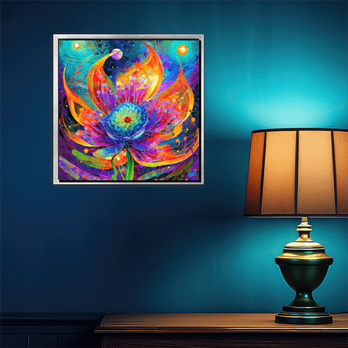 Petals of the Galaxy - Art Print - Metal Poster - Canvas Wrap - Premium Framed Art Print