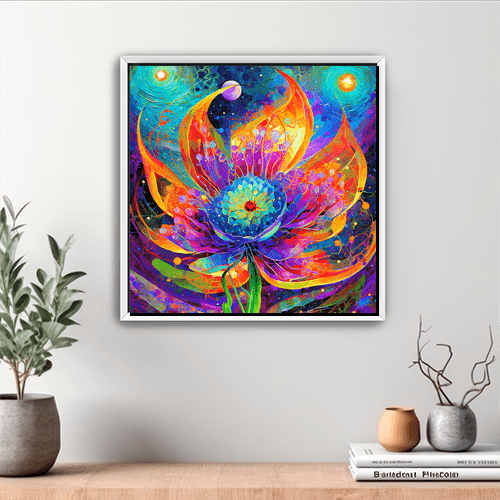 Petals of the Galaxy - Art Print - Metal Poster - Canvas Wrap - Premium Framed Art Print