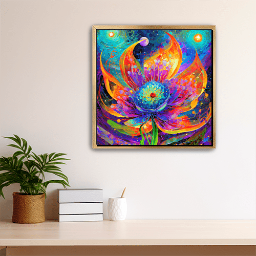 Petals of the Galaxy - Art Print - Metal Poster - Canvas Wrap - Premium Framed Art Print