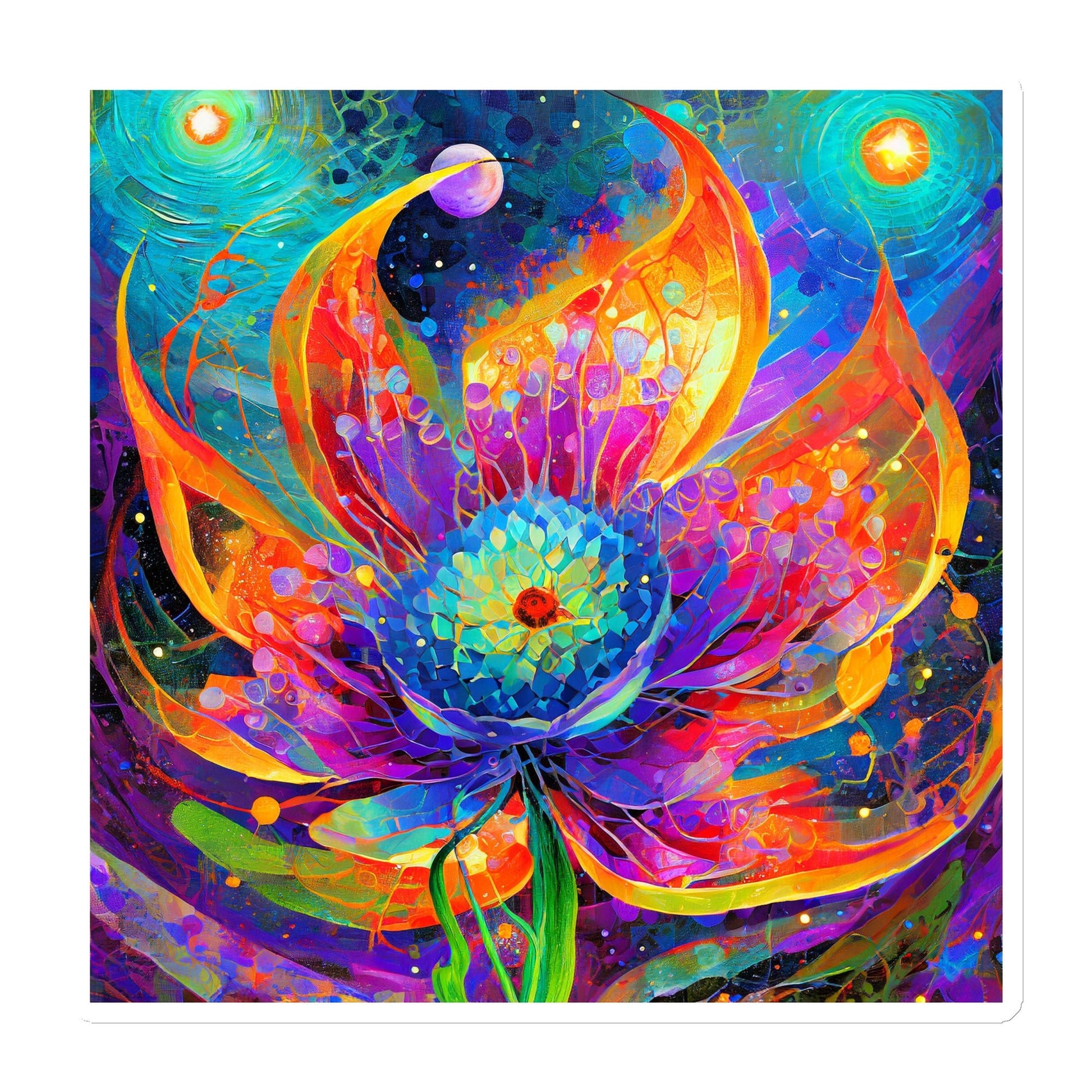 Petals of the Galaxy - Magnet - Premium Magnet