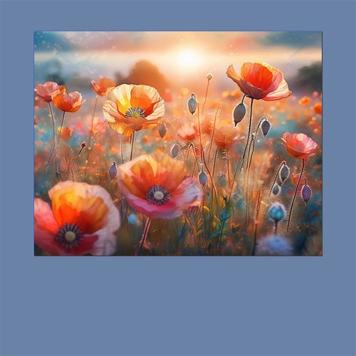 Poppies - Art Print - Metal Poster - Canvas Wrap - Premium Framed Art Print