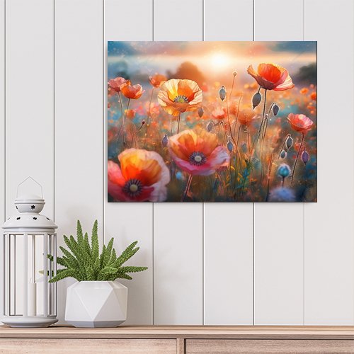 Poppies - Art Print - Metal Poster - Canvas Wrap - Premium Framed Art Print