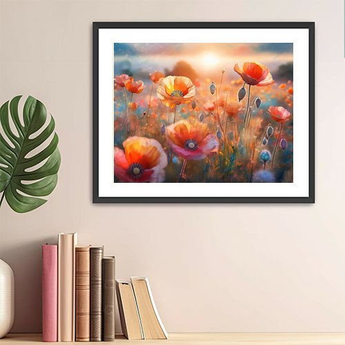 Poppies - Art Print - Metal Poster - Canvas Wrap - Premium Framed Art Print