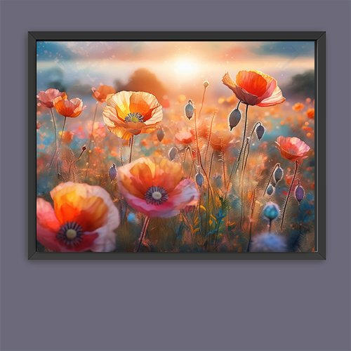 Poppies - Art Print - Metal Poster - Canvas Wrap - Premium Framed Art Print