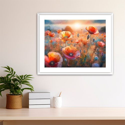 Poppies - Art Print - Metal Poster - Canvas Wrap - Premium Framed Art Print