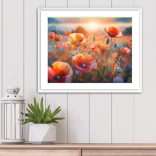 Poppies - Art Print - Metal Poster - Canvas Wrap - Premium Framed Art Print