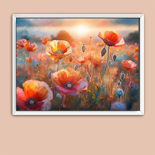 Poppies - Art Print - Metal Poster - Canvas Wrap - Premium Framed Art Print