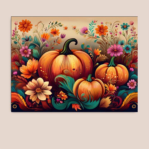 Pumpkin Harvest - Art Print - Metal Poster - Canvas Wrap - Premium Framed Art Print