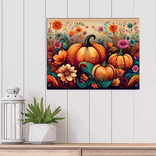 Pumpkin Harvest - Art Print - Metal Poster - Canvas Wrap - Premium Framed Art Print