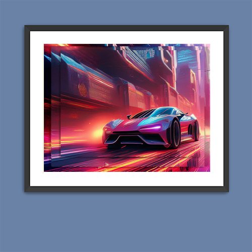 Quantum Speed - Art Print - Metal Poster - Canvas Wrap - Premium Framed Art Print