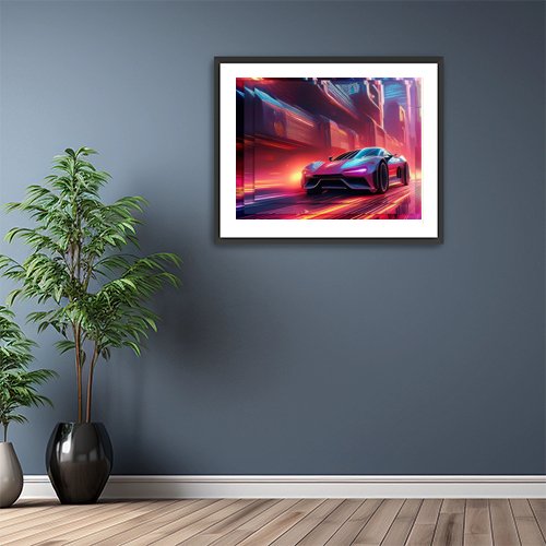 Quantum Speed - Art Print - Metal Poster - Canvas Wrap - Premium Framed Art Print