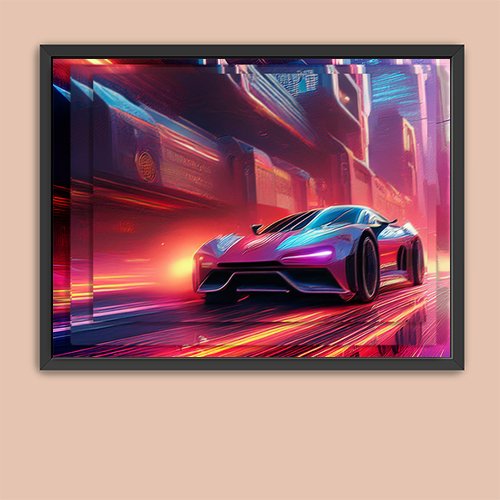 Quantum Speed - Art Print - Metal Poster - Canvas Wrap - Premium Framed Art Print