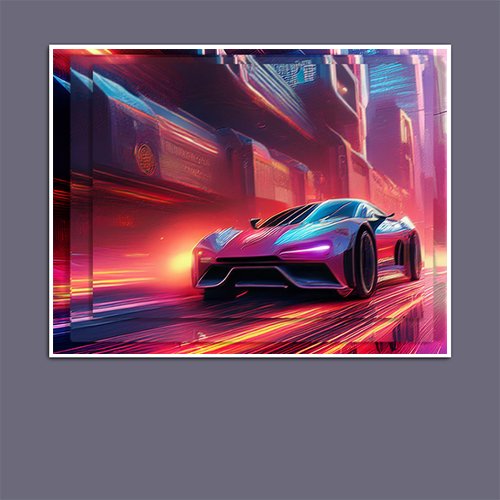 Quantum Speed - Art Print - Metal Poster - Canvas Wrap - Premium Framed Art Print