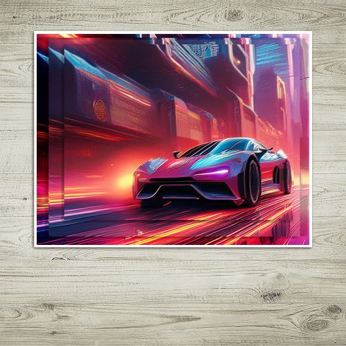 Quantum Speed - Art Print - Metal Poster - Canvas Wrap - Premium Framed Art Print