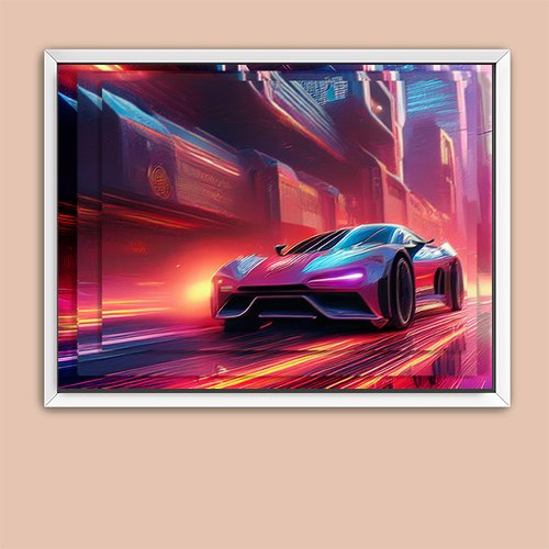 Quantum Speed - Art Print - Metal Poster - Canvas Wrap - Premium Framed Art Print