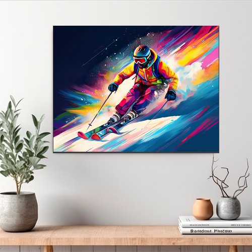 Racing the Mountain - Art Print - Metal Poster - Canvas Wrap - Premium Framed Art Print