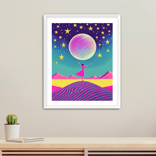 Reach For The Stars - Art Print - Metal Poster - Canvas Wrap - Premium Framed Art Print