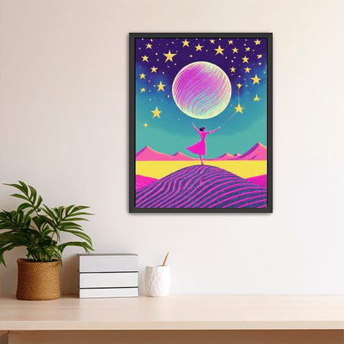 Reach For The Stars - Art Print - Metal Poster - Canvas Wrap - Premium Framed Art Print