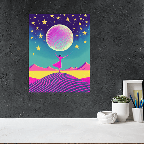 Reach For The Stars - Art Print - Metal Poster - Canvas Wrap - Premium Framed Art Print