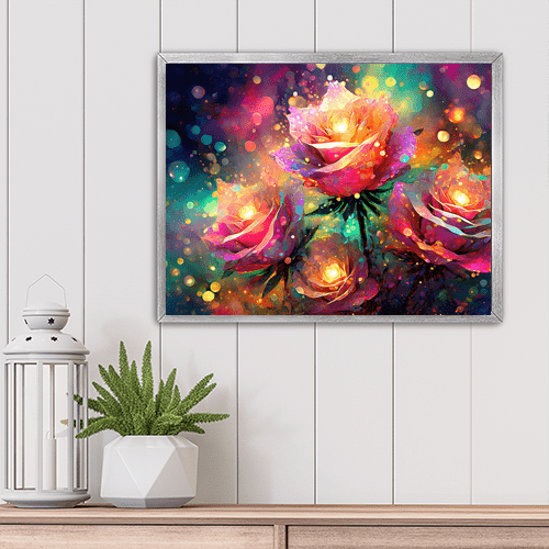 Roses of Infinity - Art Print - Metal Poster - Canvas Wrap - Premium Framed Art Print