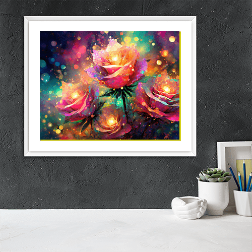 Roses of Infinity - Art Print - Metal Poster - Canvas Wrap - Premium Framed Art Print