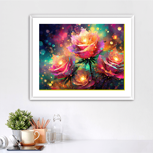 Roses of Infinity - Art Print - Metal Poster - Canvas Wrap - Premium Framed Art Print