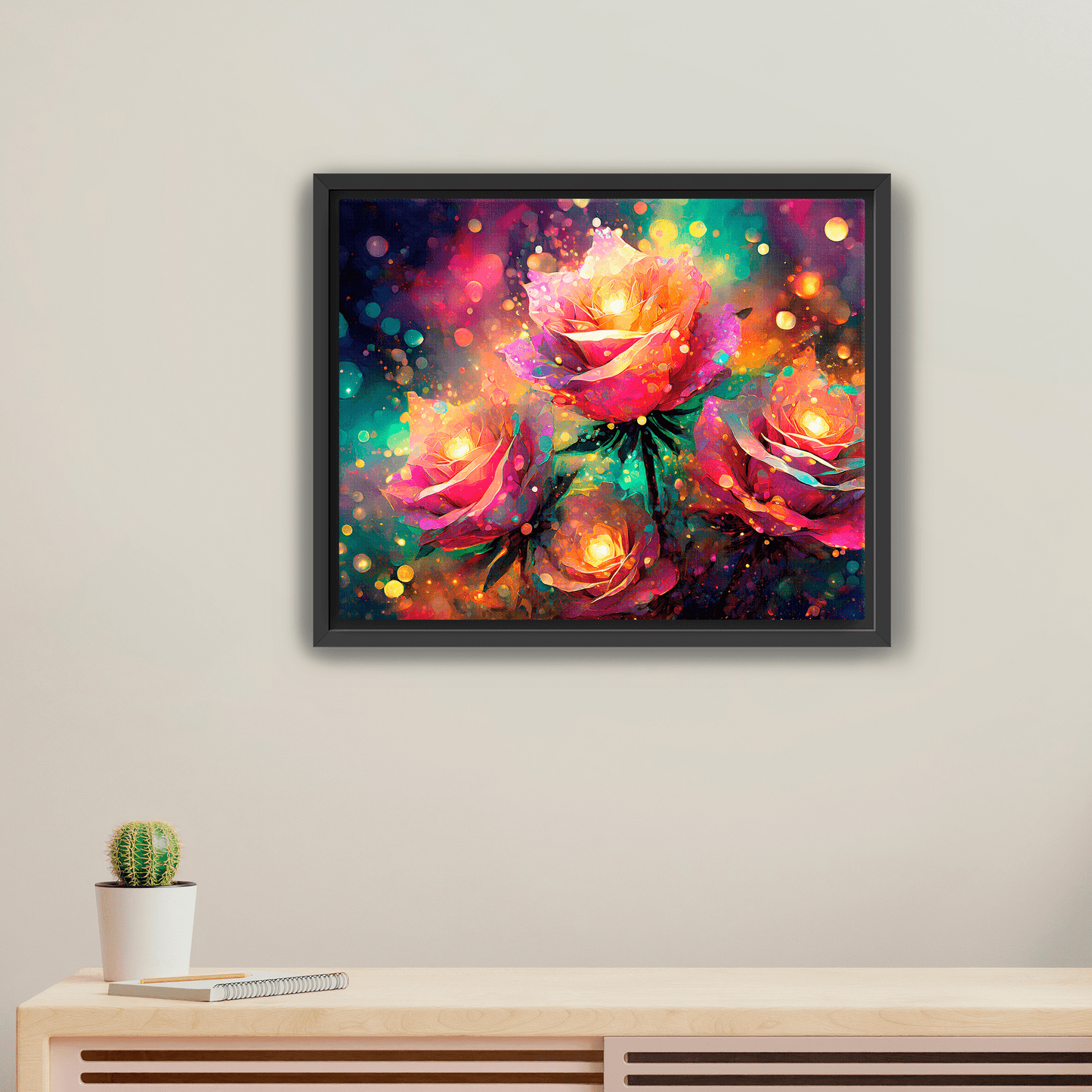 Roses of Infinity - Art Print - Metal Poster - Canvas Wrap - Premium Framed Art Print