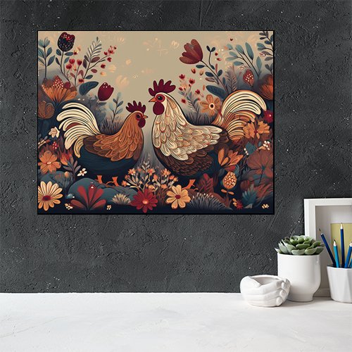 Rustic Roost - Art Print - Metal Poster - Canvas Wrap - Premium Framed Art Print