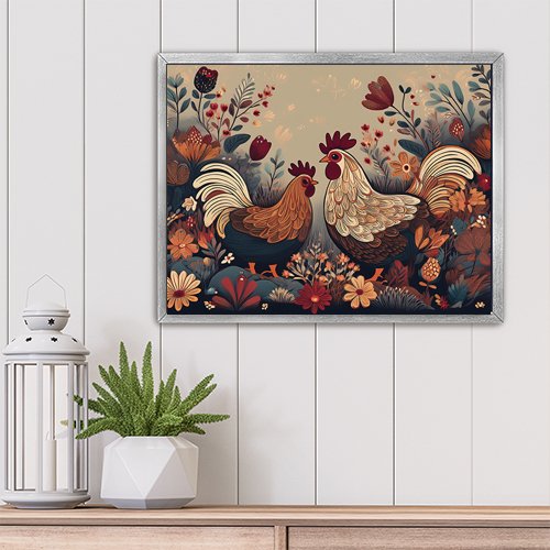 Rustic Roost - Art Print - Metal Poster - Canvas Wrap - Premium Framed Art Print