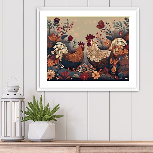 Rustic Roost - Art Print - Metal Poster - Canvas Wrap - Premium Framed Art Print