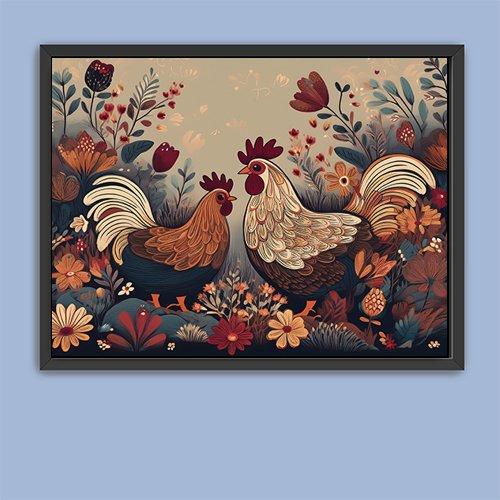 Rustic Roost - Art Print - Metal Poster - Canvas Wrap - Premium Framed Art Print