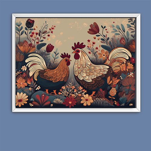 Rustic Roost - Art Print - Metal Poster - Canvas Wrap - Premium Framed Art Print