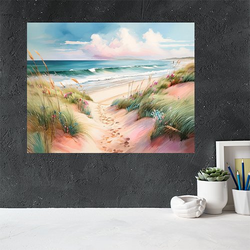 Sands of Serenity - Art Print - Metal Poster - Canvas Wrap - Premium Framed Art Print