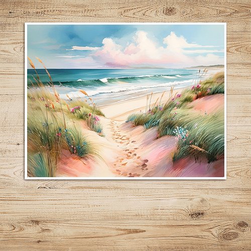 Sands of Serenity - Art Print - Metal Poster - Canvas Wrap - Premium Framed Art Print