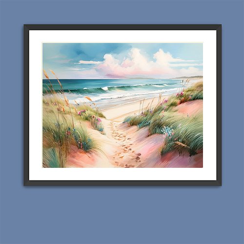 Sands of Serenity - Art Print - Metal Poster - Canvas Wrap - Premium Framed Art Print