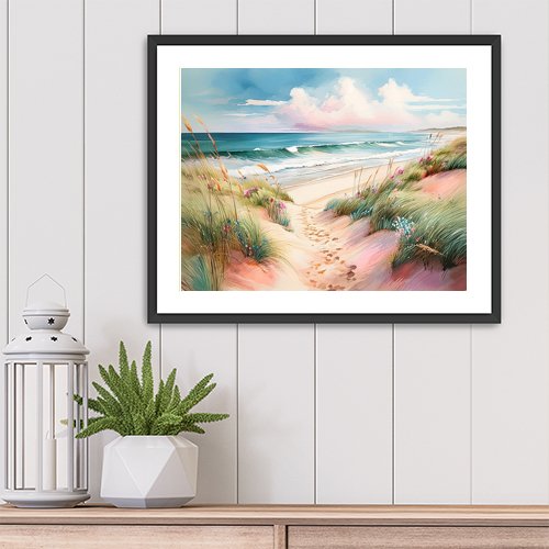 Sands of Serenity - Art Print - Metal Poster - Canvas Wrap - Premium Framed Art Print