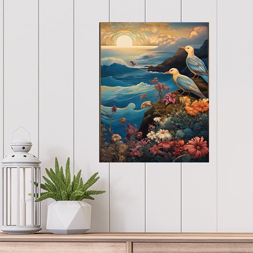 Sea Birds - Art Print - Metal Poster - Canvas Wrap - Premium Framed Art Print